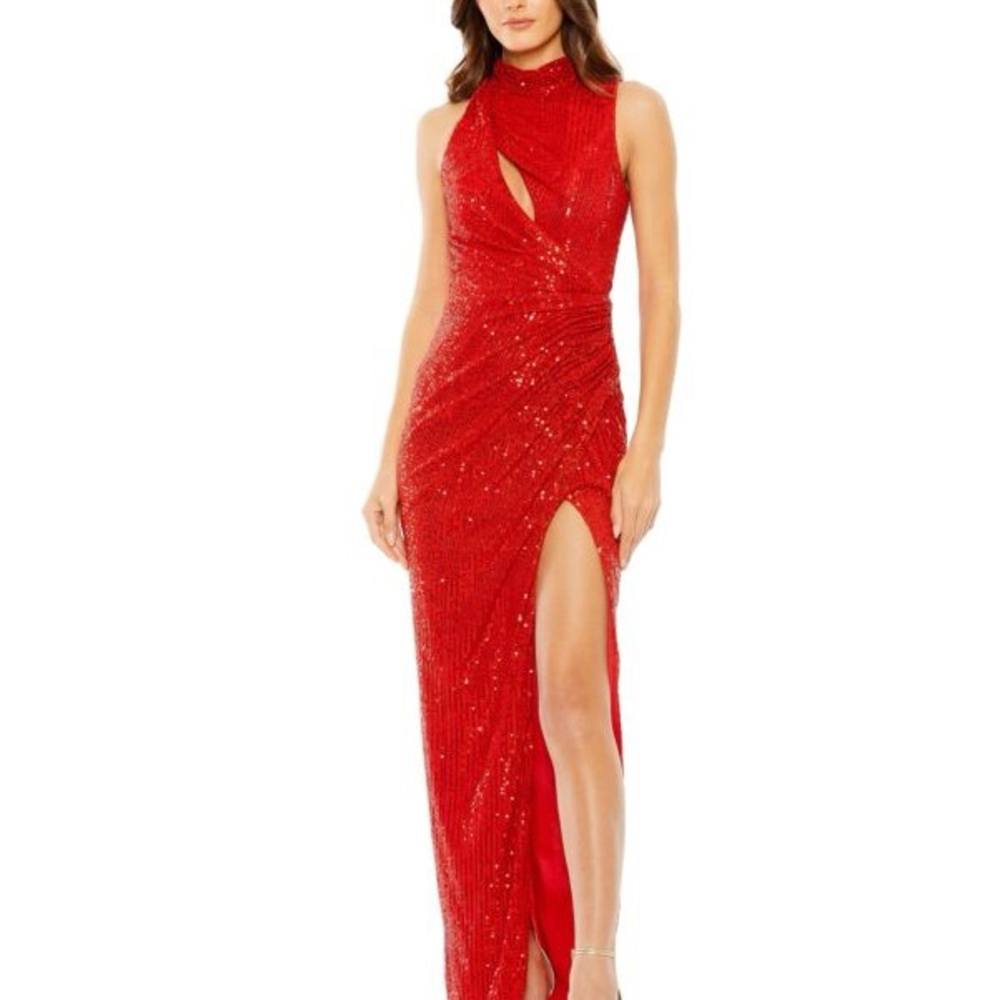Elegant Red Evening‎ Gown